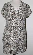 Women's Dress GAP Animal Print T-Shirt Dress 100% Viscose Size Small
