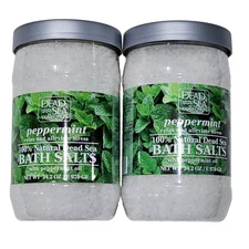 2 Pack Dead Sea Collection Peppermint Relax Natural Bath Salts 34.2oz
