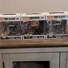 Funko Pop! DC Jim Lee Deluxe Aquaman #254 Flash #268 3pk GameStop Exclusive