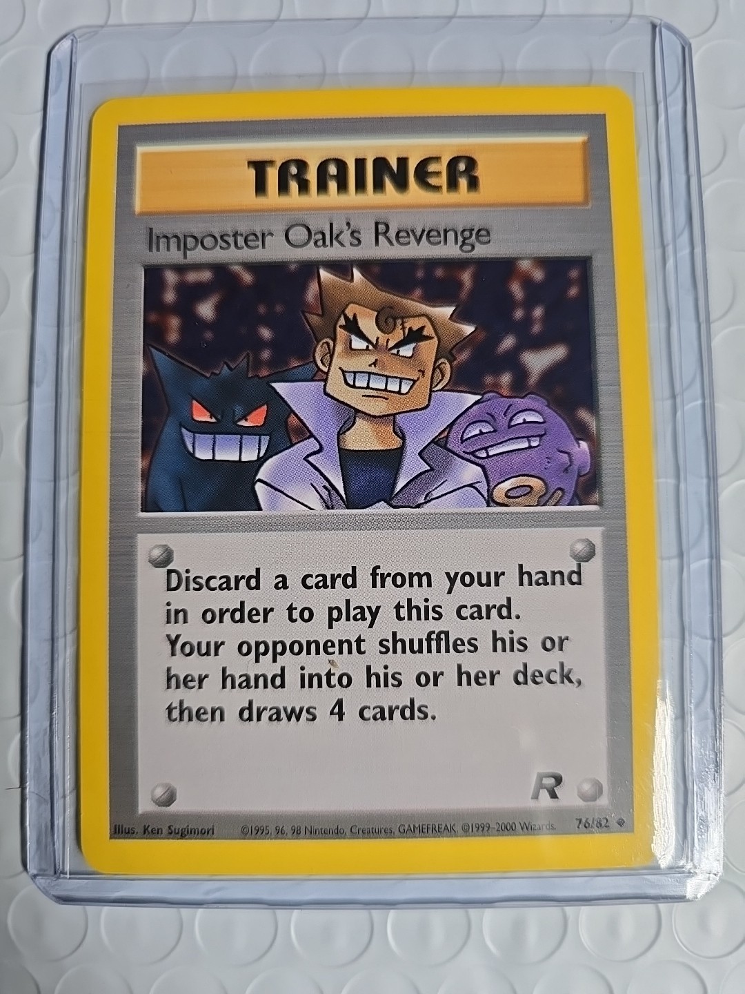 IMPOSTER OAK’S REVENGE - Team Rocket - 76/82 - Uncommon - Pokemon - NM