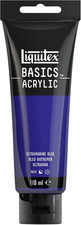 LIQUITEX 8870030 Liquitex Basics Acrylic Paint, Ultramarine Blue, 118 ml Tube