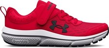 Under Armour Boys' Pre-School UA Assert 10 Alternate Closure Running Shoes Red/B