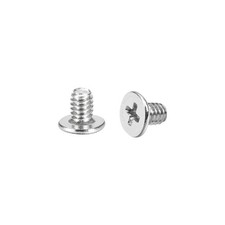 M2 x 4mm Laptop Computer Screws 3.8mm Dia Phillips Head Screw Silver Tone 50pcs