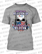 2nd Amendment Sneaker Tee Shirt To Match Air J6 Cool Gray Skull Big Tall Small T