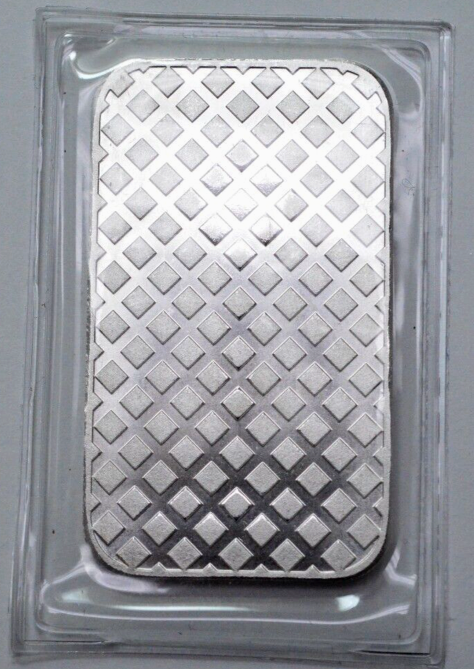 1 OZ 999 SILVER BAR MORGAN DESIGN HIGHLAND MINT USA Rev