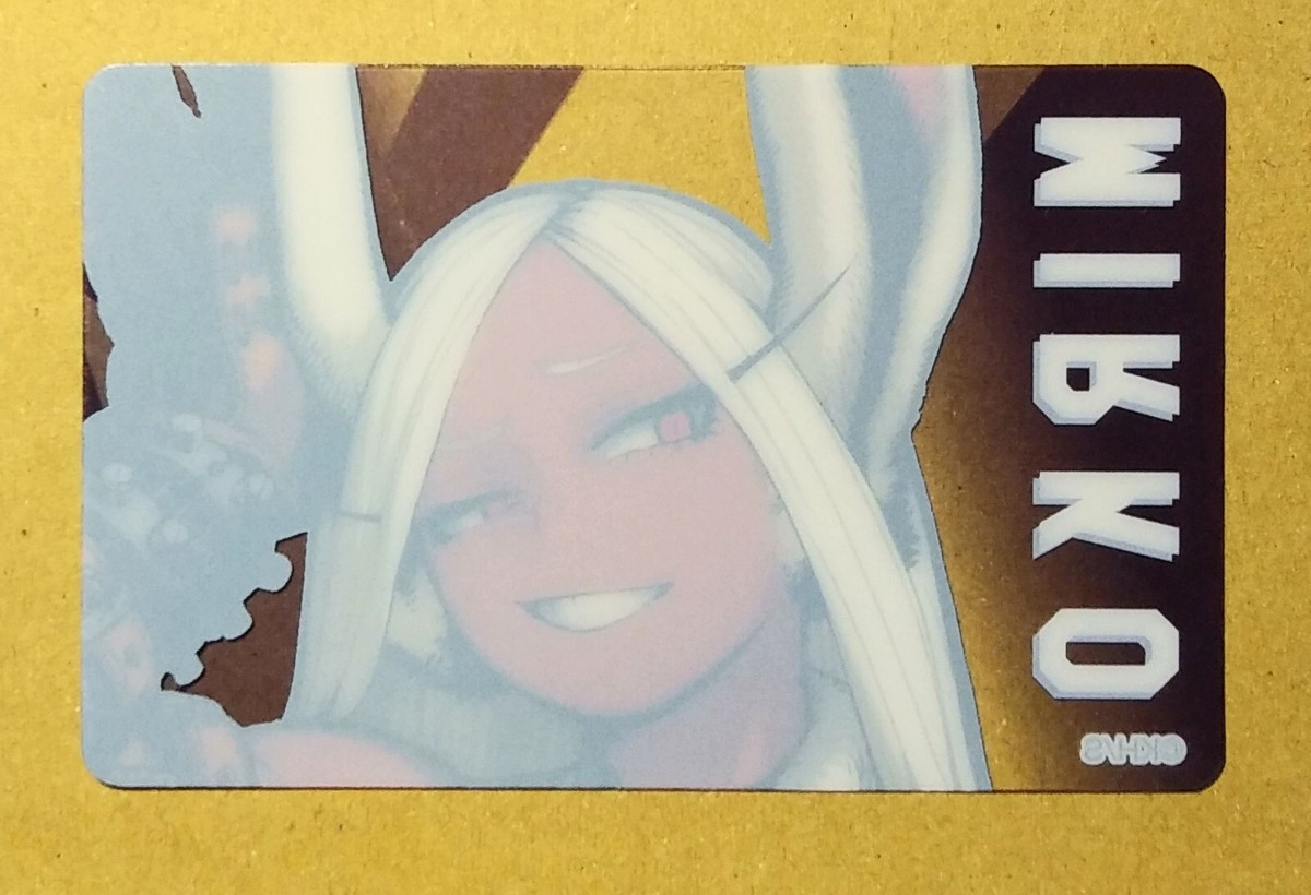 My Hero Academia Exhibition DRAWING SMASH Clear Card Mirko | eBay