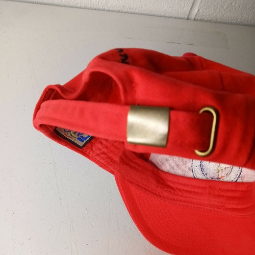 Marsi Valles Mariners Mars Red Embroidered Baseball Cap Hat 2000 Warner Brothers - Picture 9 of 12