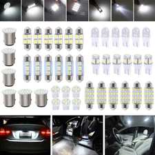 42Pcs Car Interior LED Light For Dome Map License Plate Lamp Bulbs Accessories