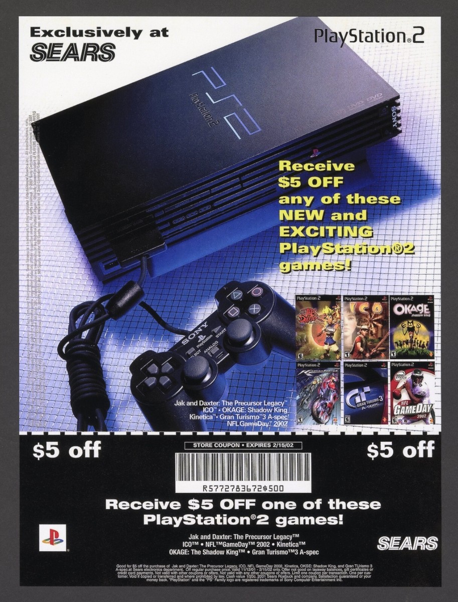 Sony Playstation 2 PS2 System 