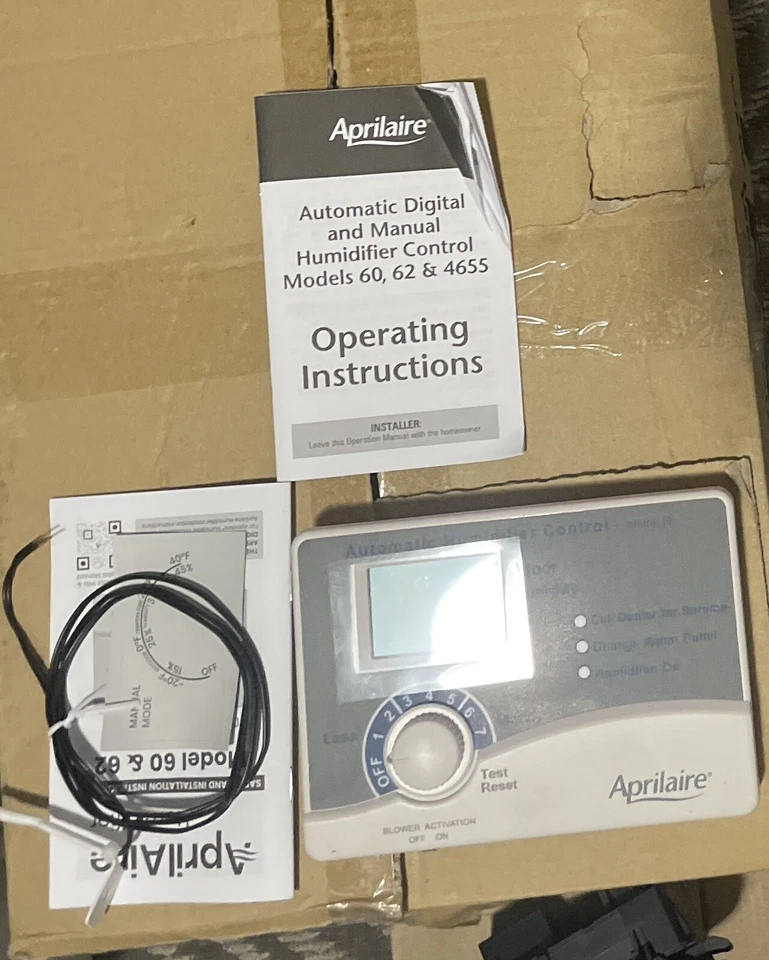 AprilAire 60 Automatic Digital Whole-House Humidifier Control Humidistat - Image 2 of 2