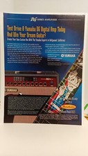 YAMAHA GUITARS  DG GUITAR AMPLIFIERS  1999 -    11X8.5 - PRINT AD.  9