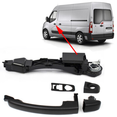Maniglia Interna Apriporta Destra (Passeggero) Per Daily, Megane, Kangoo, Master – Compatibile Anteriore/Posteriore, Colore Nero