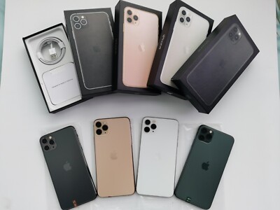 BOXED  Apple iPhone 11 Pro Max Unlocked  64/256/512GB Smartphone Good Face ID