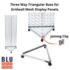 GRIDWALL MESH DISPLAY TRIANGLE BASE