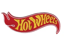 💥 4" HOT WHEELS Mattel Toy Car brand Logo Embroidered Iron-on PATCH!