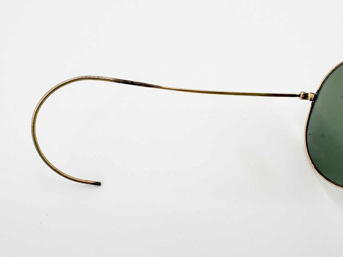 Vtg B&L RAY BAN 1/30 10K GO Sunglasses FRAMES Shooter