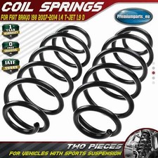 2x Coil Springs Rear Suspension for Fiat Bravo 198 2007-2014 1.4 T-Jet 1.9 D