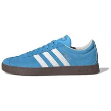 Adidas Vl Court Classic Blue Brown White Retro Sneakers JI0496 Mens Size