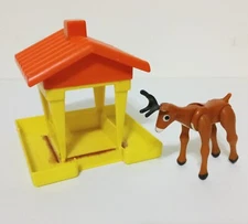 Vintage 1975 PLAYSKOOL Play Friends National Park Replacement Tree House & Deer