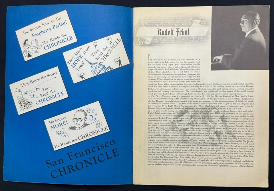 The Three Musketeers, San Francisco Civic Light Opera Association (1947) - Image 2 of 4