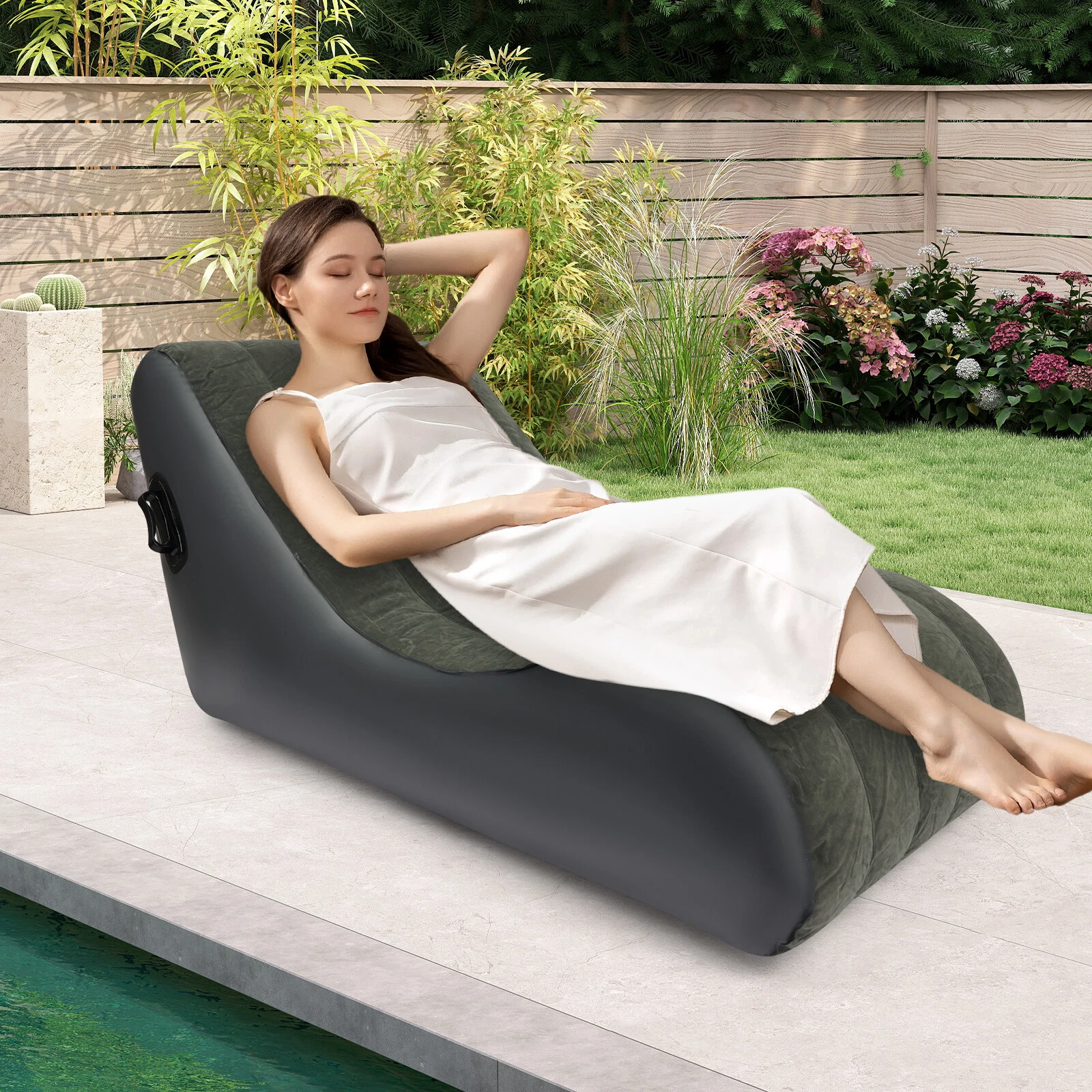 Modern Sofa Bed Inflatable Sofa Bed S-shaped Folding Sofa Bed 89.9*140*69.9cm
Opens in a new window