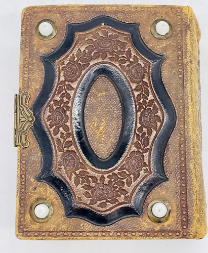 Very Antique Photo Album with pictures Unique Rare - Picture 6 of 12