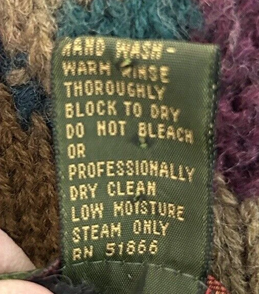 Boston Trader Limited Edition Hand Knitted Wool Men’s Medium Vintage Sweater - Image 4 of 4