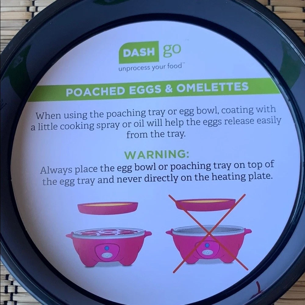 Dash Go Rapid Egg Cooker for Poaching, Hard Boiling & Scrambling – New Model