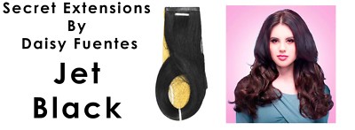 Secret Extensions by Daisy Fuentes Jet Black SE2100 Fashion Hair Accessory
