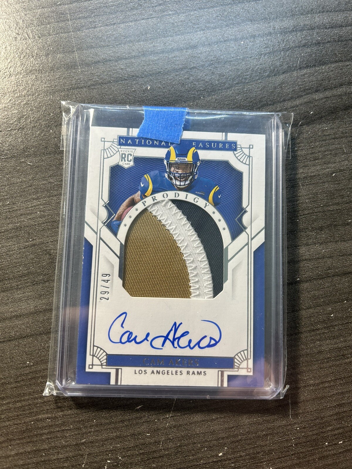 2020 National Treasures Prodigy SP /49 Cam Akers RPA B2