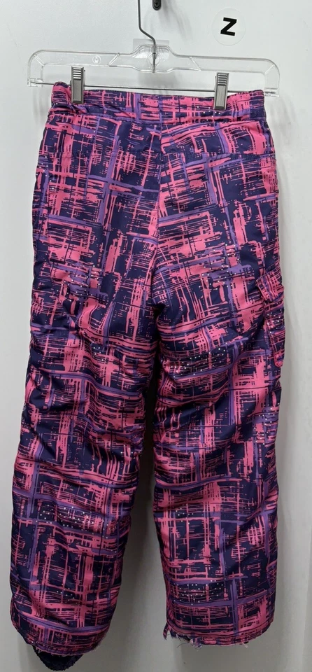 Pantalones de nieve Champion rosa y púrpura para niñas talla mediana Foto 4 de 4