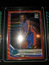 2019-20 Optic Sekou Doumbouya Rated Rookie China TMall Red Wave w/ LOT!!🔥