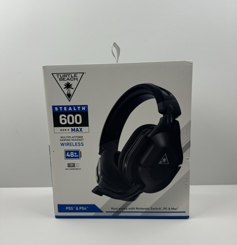 Turtle Beach Stealth 600 Gen 2 MAX Black Wireless PS5 & PS4 Open Box Damaged