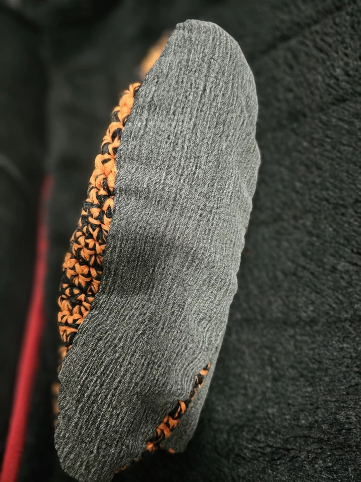 Hausschuhe Füßlinge Haussocken Handarbeit Gr. 38/39 - Bild 2 von 4