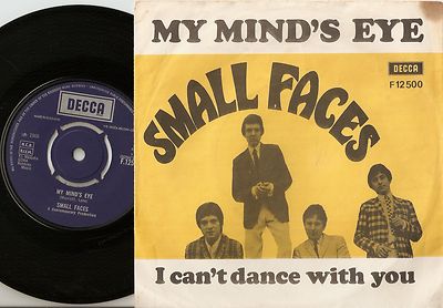 SMALL FACES MY MINDS EYE & I CANT DANCE WITH YOU DANISH PS+45 1966 MOD FREAKBEAT