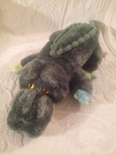 Aurora Alligator Crocodile Plush Stuffed 17" Long Toy VGUC