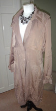 Beautiful Vince Camuto Ladies Trench Belted Coat Size Xl Uk 18-20 Rrp$399