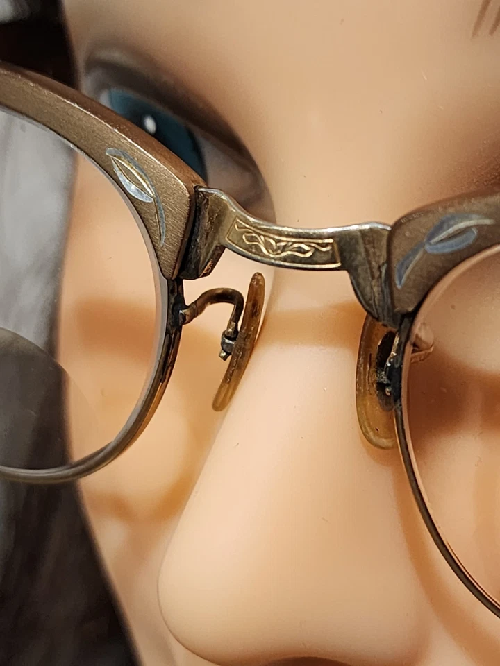 De colección Mujeres 5 1/4 Gafas de Gato 1/10 12K GF Monturas de ALUM VER FOTOS PARA VER ESTADO Foto 4 de 4