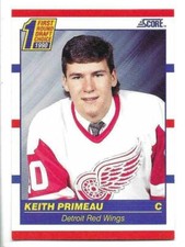 KEITH PRIMEAU 1990-91 SCORE ROOKIE CARD NEAR MINT CONDITION