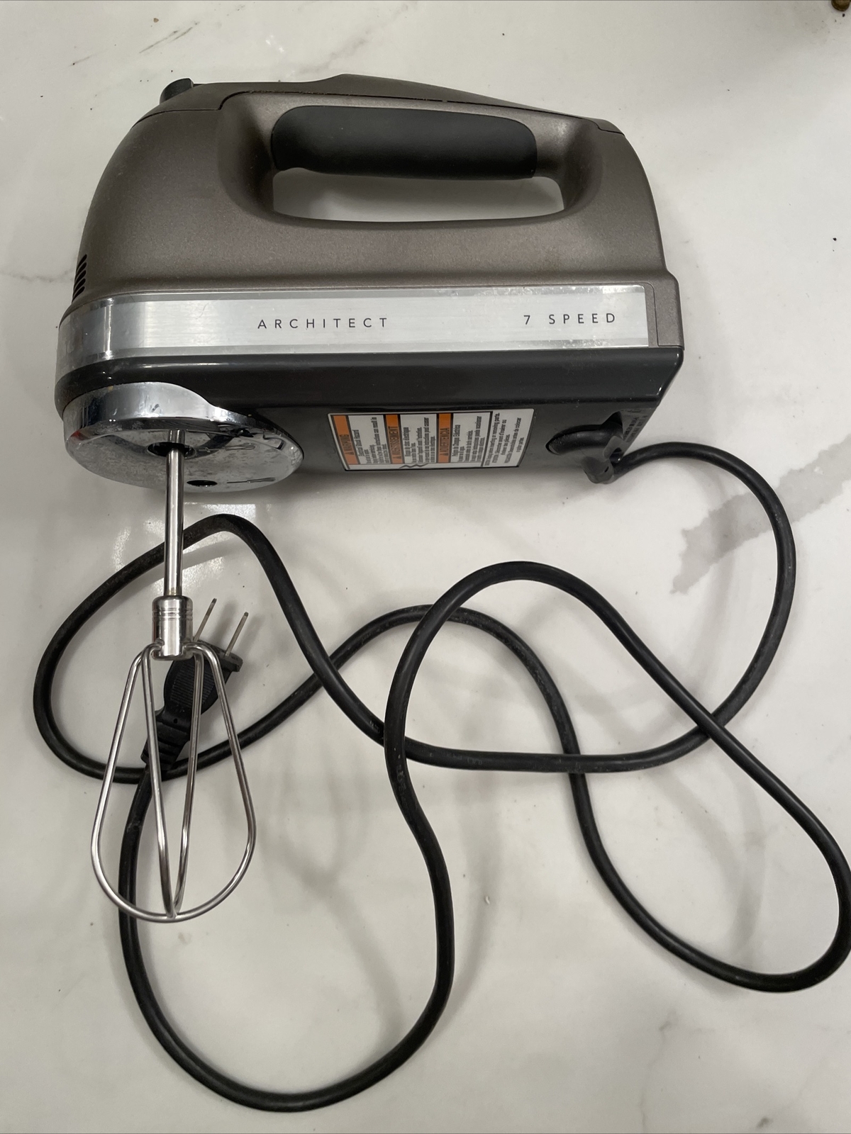 KitchenAid KHM7210ACS 7-Speed Hand Mixer Sold As Is-image