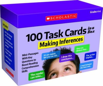 100 Task Cards in a Box Making Inferences : Mini-passages With Key Questions ...