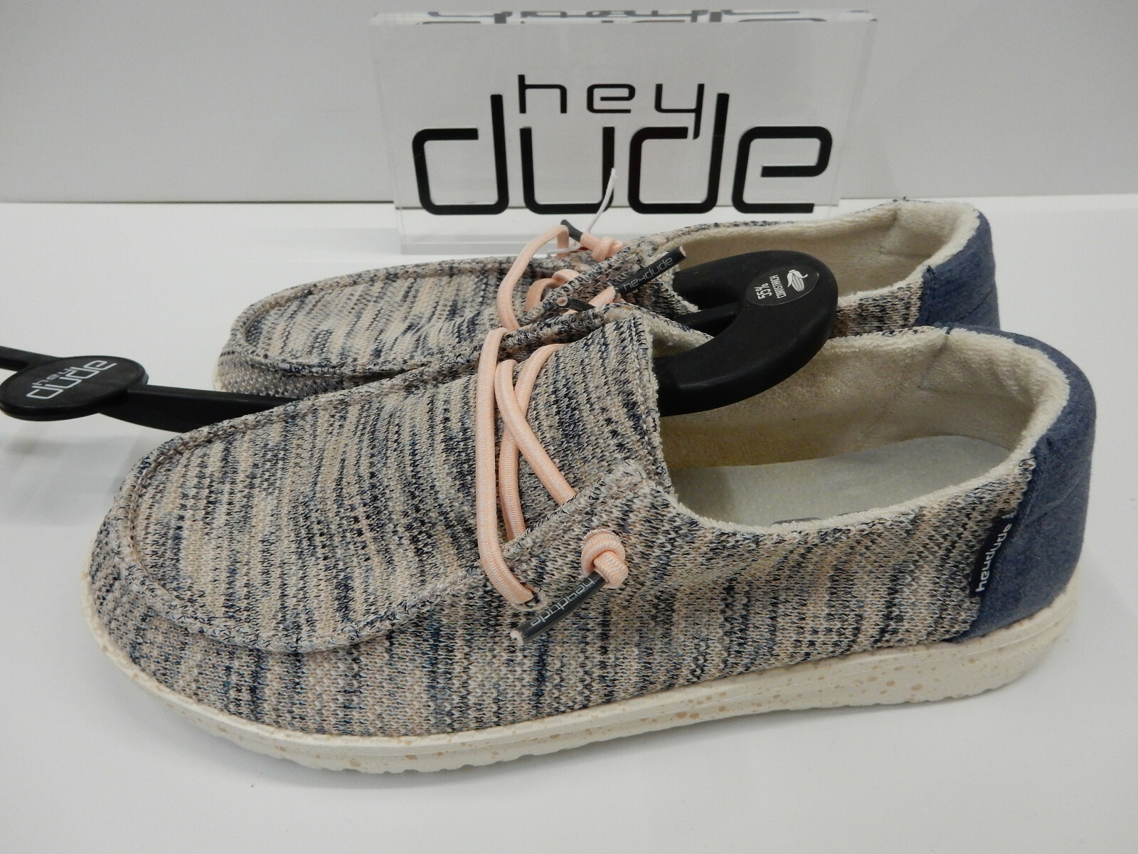 Hey Dude Womens Wendy Sox Light Pink 8 