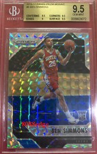 2016-17 PANINI PRIZM MOSAIC RC: BEN SIMMONS #6 ROOKIE CARD BGS 9.5 GEM MINT