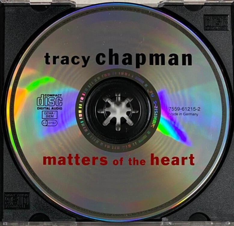 Tracy Chapman – Matters Of The Heart CD 1992 - Image 3 of 3