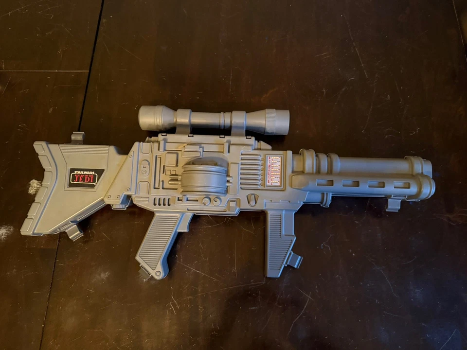 Estuche de transporte para rifle láser Star Wars El Retorno del Jedi 1984 Kenner Estuche para figuras de acción Foto 2 de 4