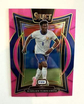 Aurelien Tchouameni 2024 Select #69 Terrace Pink Prizm /59 France