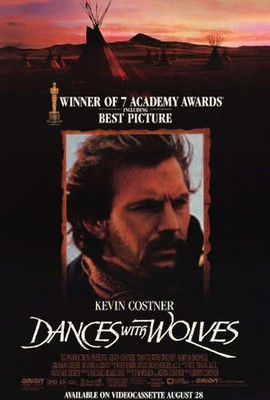 Dances with Wolves Poster B 27X40 Kevin Costner Mary Mcdonnell Graham Greene