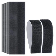 Hook Loop Strips with Adhesive - Industrial Strength Sticky Back Fasteners Hook