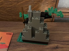 Lego 1596 Castle Wolfpack Ghostly Hideout Incomplete with Instructions & Promo