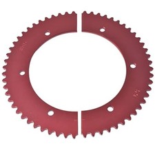 Mini Bike Split Sprocket 35 Chain 59 Tooth for 212cc 196cc 6.5hp-59t-Red